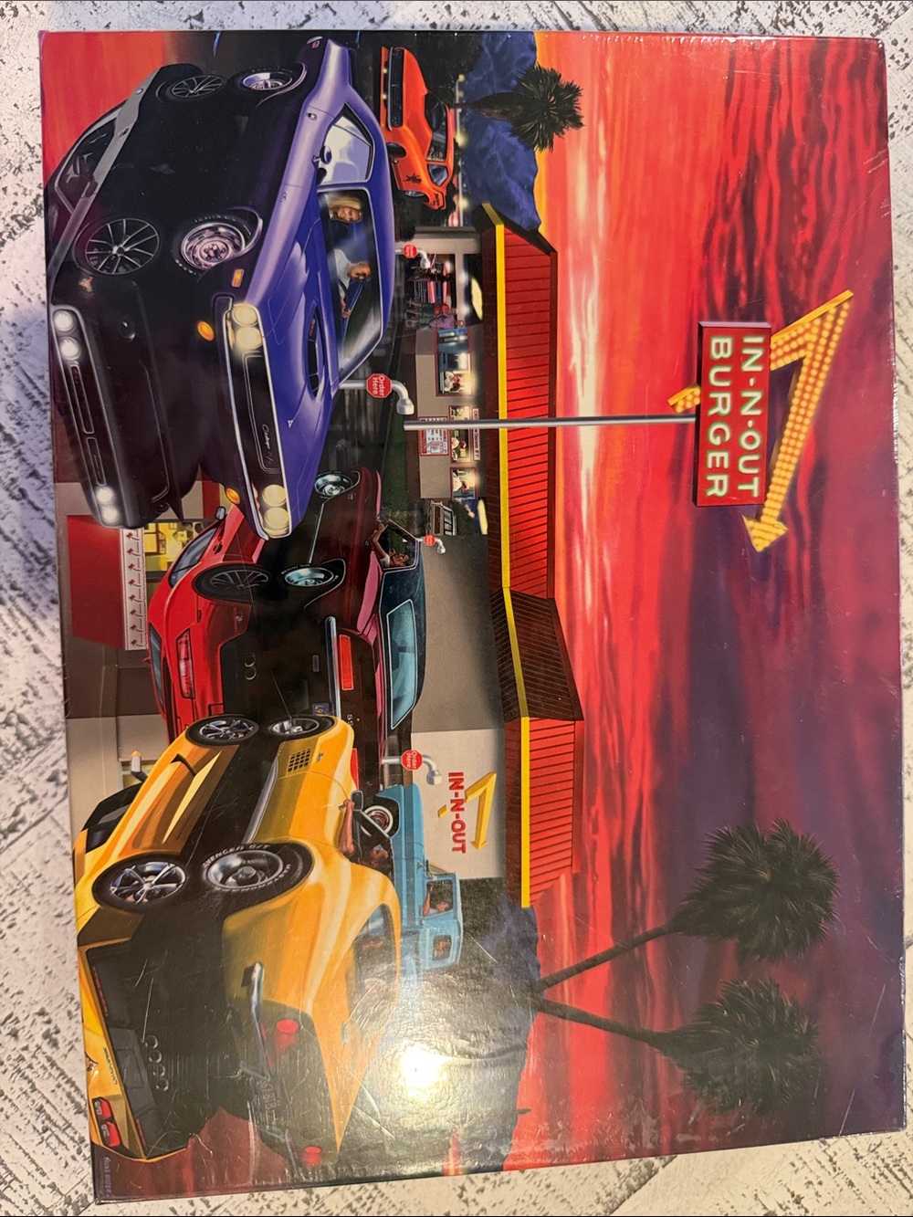 Brand New: In-N-Out Burger Retro Car Puzzle - Sunset Cruise